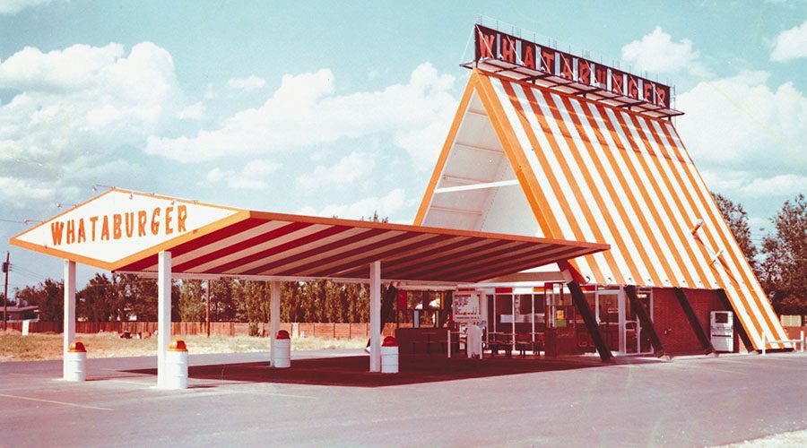 first Whataburger a-frame store design